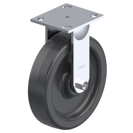NSF-Listed Plate Caster, 1250 lb. Ld Rating, Roller