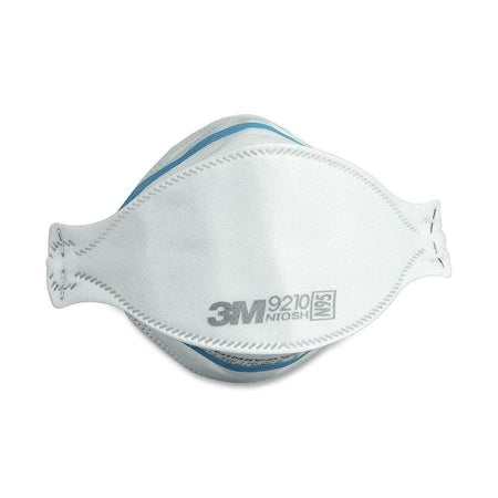 Particulate Respirator, N95, Aura, Flat-Fold, Dual Straps, Nose Foam, Metal Nose Clip, M, PK 20