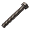Grade 2, 5/16"-18 Hex Head Cap Screw, Plain Grade 2 Titanium, 2 in L
