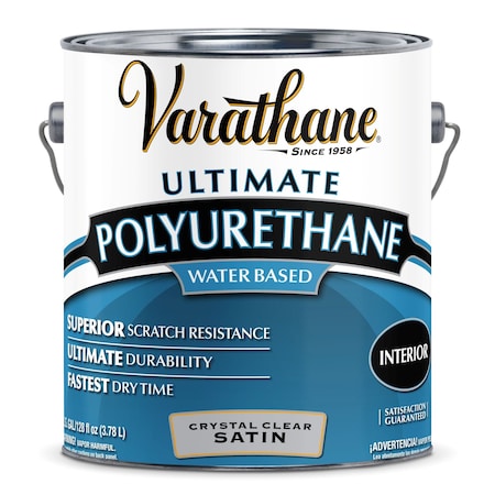 Polyurethane, Clear, Satin, 1 gal.