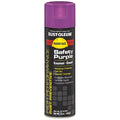 Rust Preventative Spray Paint, Safety Purple, Gloss, Solvent, 15 oz