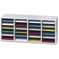 Literature Org, Wood, Adjustable, 24, Grey