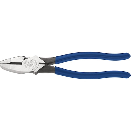 9 3/8 in Linemans Plier High Leverage, Steel