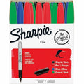 Black, Blue, Green, Red Pen-style Permanent Marker, 36 PK