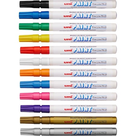 Industrial Marker, Fine Point, PK12