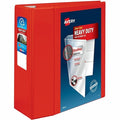 Heavy-Duty View 3 Ring Binder, 5 In