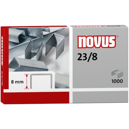 Premium HD Staples, 23/8, 1k, 8mm, PK1000