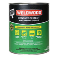 Contact Cement, Weldwood Nonflammable Series, Tan, 1 gal, Can