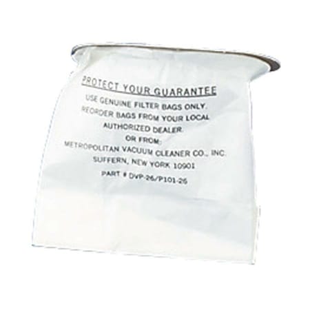 Vacuum Bag, 2-Ply, Disposable, 5 PK
