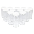 Sampling Jar, Borosilicate Glass, Straight Side Round, Clear, 250mL, PK12