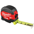 Tape Measure, 35 ft L Blade SAE
