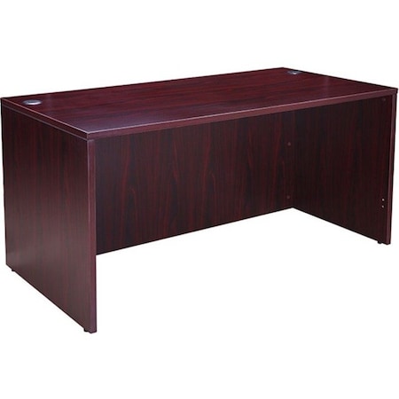 Desk Shell Desk Shell, 60"W x 30"D, Mahogany, 30 in D X 29 1/2 in H, 60 in W X Laminate, Mahogany