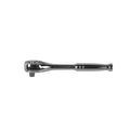 3/8" Drive 72 Geared Teeth Round Head Style Hand Ratchet, 7" L, Chrome Plated Finish