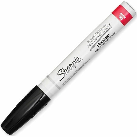 Liquid Paint Marker, Black, Fiber, PK12
