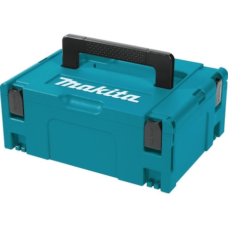 MAKPAC Interlocking Tool Case, Plastic, Blue, 15-1/2 in W x 11-1/2 in D x 6-1/2 in H