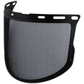 Face Shield Visor, Black Visor, Polymer, Steel
