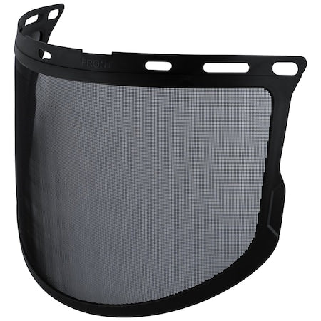 Face Shield Visor, Black Visor, Polymer, Steel