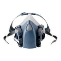 Half Mask Respirator, 7500, Not Rated, Bayonet, Size, S 0 Cartridges Included
