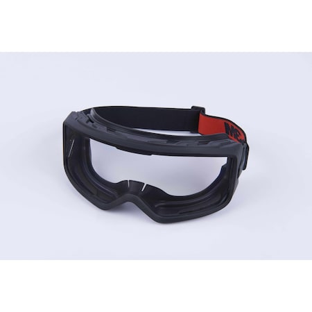 Safety Goggles, Clear Lens, Scotchgard Anti-Fog & Anti-Scratch, TPV Shroud, Indirect, 3000 Series