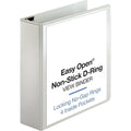 Ring Binder, White, Clear Sleeve