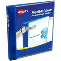 Flexible View 3 Ring Binder, 1/2 in Round
