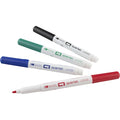 Low Odor Dry-Erase Markers, Bullet , PK 4
