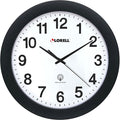 Analog Clock,Plastic,Quartz,12"" Dia.