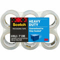 Heavy Duty Packaging Tape, Clear, PK6