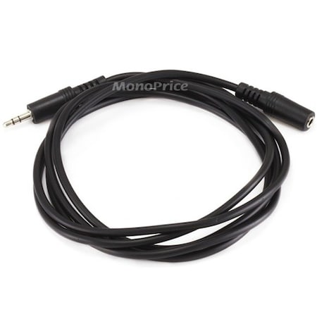 Audio Cable, 3.5mm, M/F, 6 Ft