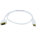 CPU Cord, Display to DVI-D Sgl Male, 3ft