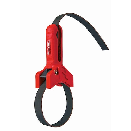 Strap Wrench, 3" to 8"Pipe Cap, 5"Handle L