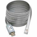 USB Cal, RJ45 Cisco serial Rollover, 6ft