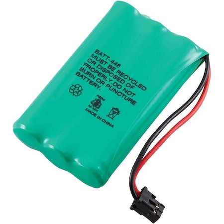 Battery 3.6 Volt Nickel Metal Hydride Ultralast Cordless Phone Battery
