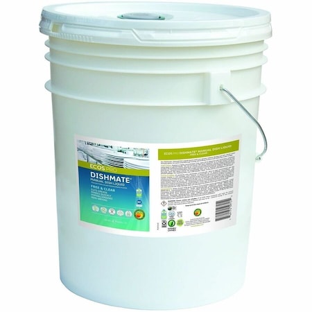 Liquid Dish Soap, 5 gal, Bucket, Concentrated, Unscented