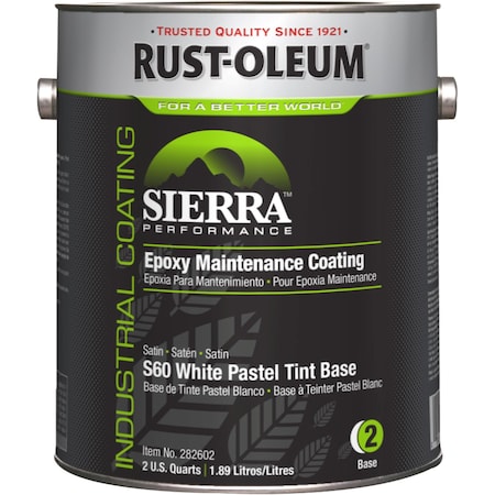 Interior Paint, Water, Water-based Acrylic Base, White, 1 gal
