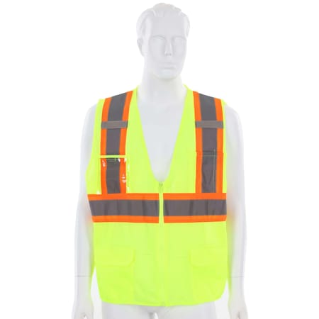 Surveyors Safety Vest, Lime Mesh, Type R