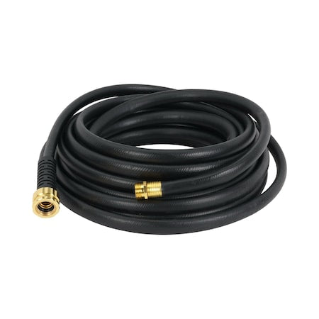5/8 in ID x 50 ft L MAXLite Water Hose, Rubber Tube, Black, Aluminum x Aluminum Fitting