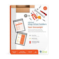 Shop Ticket Holders, Clear, 9 x 12", PK25