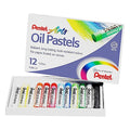 Oil Pastel Set w/Carrying Case,12 Pc